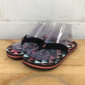 REEF Kids Size 6/7 (Womens 7) AHI Flip Flop Sandals